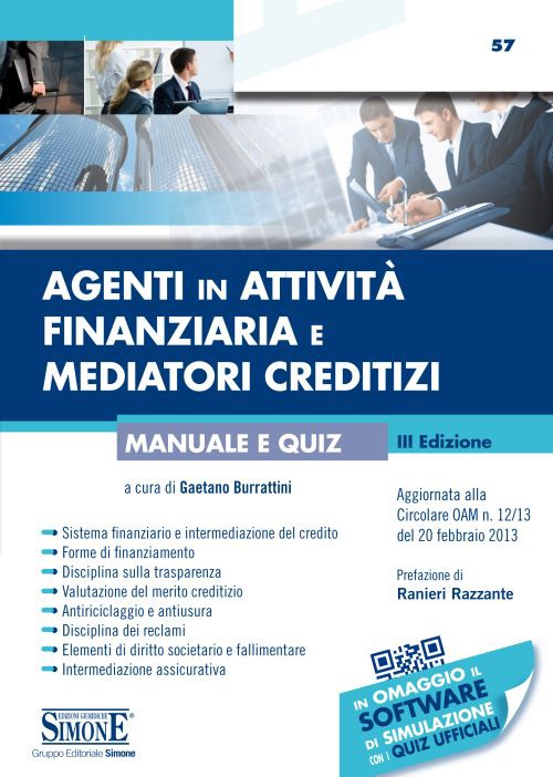 Agenti in attività finanziaria e mediatori creditizi. Manuale e quiz
