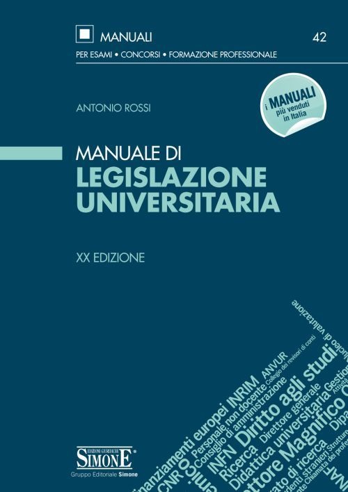 Manuale di legislazione universitaria