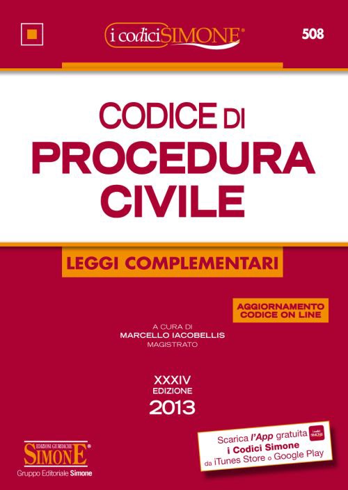 Codice di procedura civile. Leggi complementari