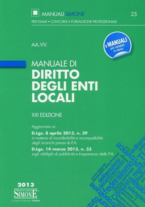 Manuale di diritto degli enti locali