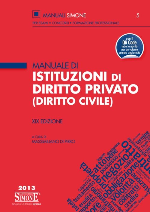 Manuale di istituzioni di diritto privato (diritto civile)