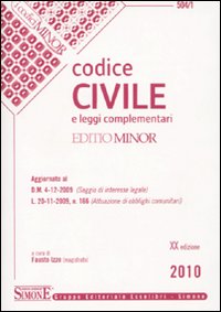 Codice civile e leggi complementari. Ediz. minor