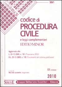 Codice di procedura civile e leggi complementari. Ediz. minore