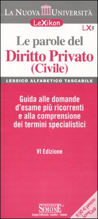 Le parole del diritto privato (civile)