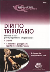 Diritto tributario 2009-Le domande di diritto tributario 2009