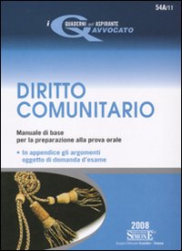 Diritto comunitario 2008-Le domande di diritto dell'Unione Europea 2009