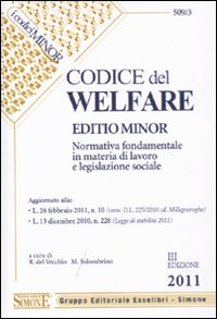 Codice del welfare. Ediz. minore