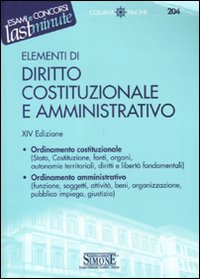 Elementi di diritto costituzionale e amministrativo
