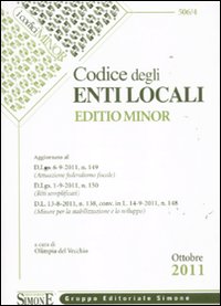 Codice degli enti locali. Ediz. minor