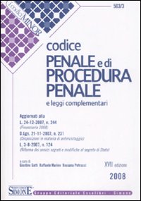 Codice penale e di procedura penale e leggi complementari