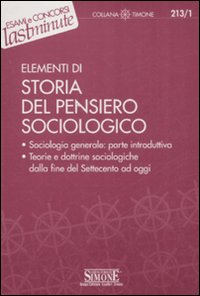 Elementi di storia del pensiero sociologico