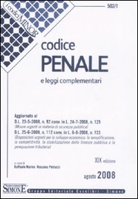 Codice penale. Leggi complementari