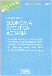 Elementi di economia e politica agraria