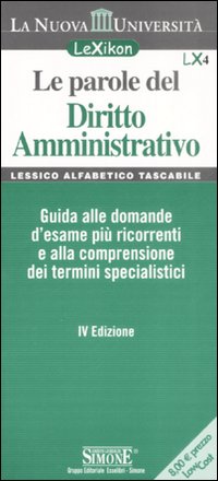 Le parole del diritto amministrativo