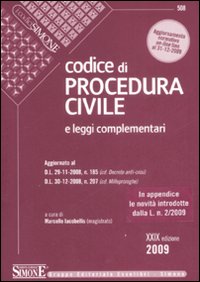 Codice di procedura civile. Leggi complementari