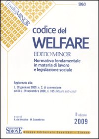 Codice del welfare. Ediz. minore