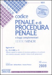Codice penale e di procedura penale e leggi complementari. Ediz. minore