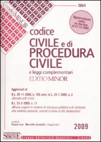 Codice civile e di procedura civile e leggi complementari. Ediz. minore