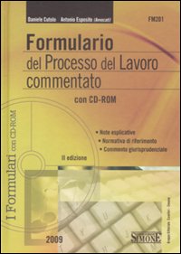Formulario del processo del lavoro commentato