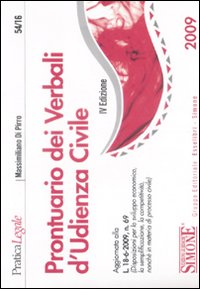 Prontuario dei verbali d'udienza civile