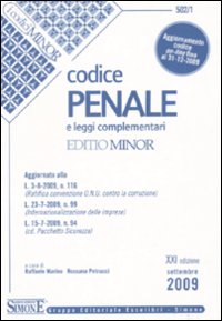Codice penale e leggi complementari. Ediz. minor