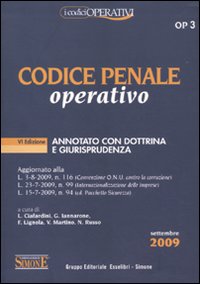 Codice penale operativo annotato con dottrina e giurisprudenza