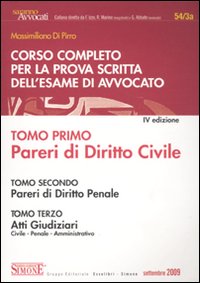 Corso completo per la prova scritta dell'esame di avvocato