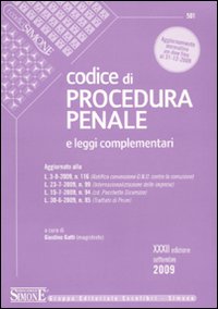 Codice di procedura penale e leggi complementari