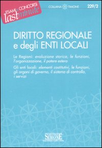 Diritto regionale e degli enti locali