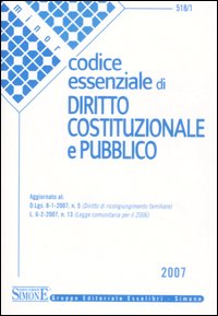 Codice essenziale di diritto costituzionale e pubblico
