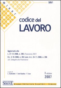 Codice del lavoro. Ediz. minore