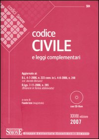 Codice civile. Leggi complementari
