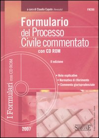 Formulario del processo civile commentato