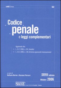 Codice penale. Leggi complementari