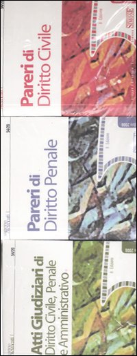 Atti giudiziari di diritto civile, penale e amministrativo-Pareri di diritto civile-Pareri di diritto penale