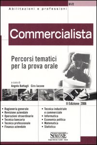 Commercialista. Percorsi tematici per la prova orale