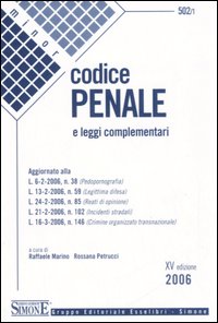 Codice penale. Leggi complementari