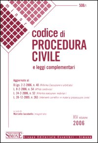 Codice di procedura civile. Leggi complementari