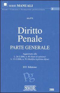 Diritto penale. Parte generale