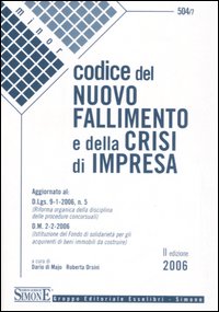 Codice del nuovo fallimento e della crisi di impresa