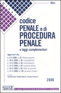 Codice penale e di procedura penale e leggi complementari