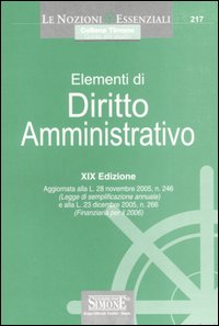 Elementi di diritto amministrativo