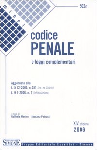 Codice penale. Leggi complementari