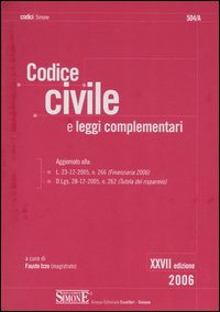 Codice civile. Leggi complementari