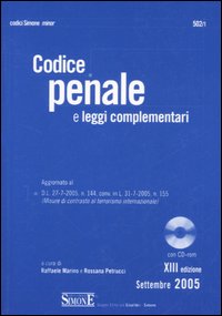 Codice penale. Leggi complementari
