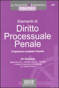 Elementi di diritto processuale penale