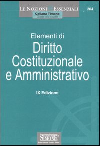 Elementi di diritto costituzionale e amministrativo