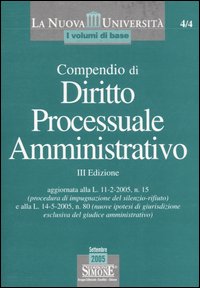 Compendio di diritto processuale amministrativo