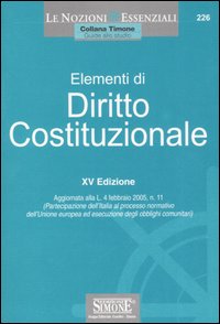 Elementi di diritto costituzionale