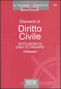Elementi di diritto civile. Istituzioni di diritto privato